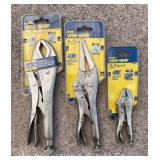 (3) New 'Original' Vise-Grips, Asst. Sizes