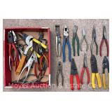 Group of Asst. Pliers, Cutters, Etc.