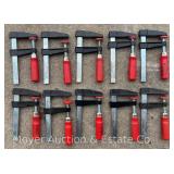 (10) 4' Bessey Bar Clamps