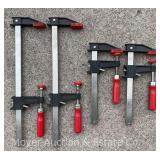 (4) Bessey Bar Clamps, 6' and 12'