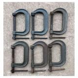 (6) Wilton No. 404 C Clamps