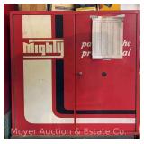 Mighty Parts Cabinet with Contents, and Key, 32'x13'x31'h