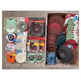 Large Group of Asst. Fiber Discs, Polishing Discs, Sanding Discs, Etc.