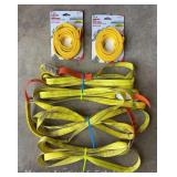 Group of 2400lb. Lifting Straps, 2 New