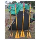 (4) Shingle Eater Roof Rakes