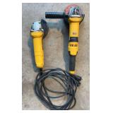 (2) Dewalt Corded Angle Grinders
