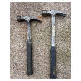 (2) Estwing Claw Hammers