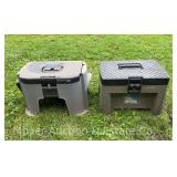 (2) Step Stool Toolboxes