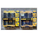 (2) New DeWalt Driver Bit Sets