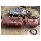 (3) Air Tanks, with Hoses