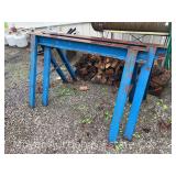 Pair of Heavy Duty Steel Saw Horses, 54' Wide