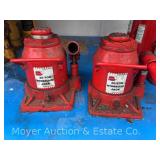 (2) Short Big Red 20-Ton Bottle Jacks