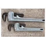 Douglas 14' and 18' Pipe Wrenches, Aluminum