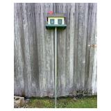 House Bird Feeder on Pole, 74” Overall Length