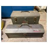 (2) Metal Toolboxes, with Contents