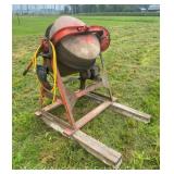 Electric Cement Mixer, Condition Unknown