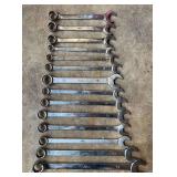 (14) Asst. MAC Metric Combination Wrenches