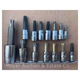 Group of Asst. Snap-On Torx Sockets
