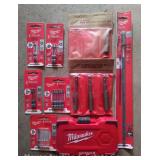 Group of Milwaukee Driver Bits, Some New