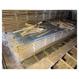 Group of Rough Sawn Lumber, Believed to be Red Oak, 1' Thick, 10-12' Wide, 12ft. Long