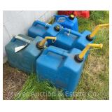 (4) 5 Gallon Kerosene Cans