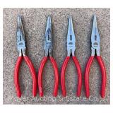 (4) MAC Needle Nose Pliers
