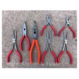 (7) MAC Bent Needle Nose Pliers