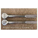 (2) S-K 1/2' Drive Ratchets