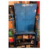 Metal Storage Shelf/Cabinet, One Piece, 36'w x 24'd x 88'h
