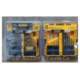 (2) New DeWalt Drill Bit Sets