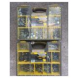 Group of Hardware, Nuts and Bolts, in Organizers