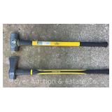 Axe and Sledge Hammer, Fiberglass Handles