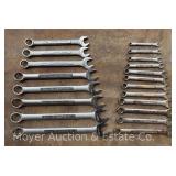 Group of Craftsman Metric Combination Wrenches