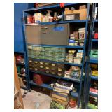 Contents of Back Wall Shelf, Hardware, Parts, Electrical, Nails, Screws, Etc.