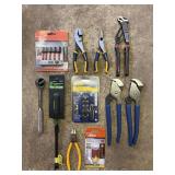 Group of Misc. New/Modern Tools, Irwin, Cresent, Greenlee, Etc.