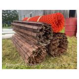 (3) Rolls of Wood Snow Fence