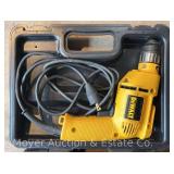 DeWalt Corded VSR Drill, with Plastic Case