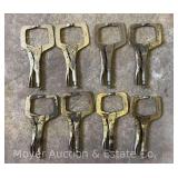 (8) Vise-Grip Locking C Clamps, 11SP