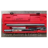 Snap-On Torque Wrench, Model TQRM80B, with Case