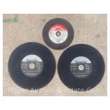 (3) Steel Cutting Blades, 9' and 14'