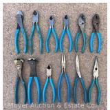Group of ChanelLock Wire Cutters and Pliers