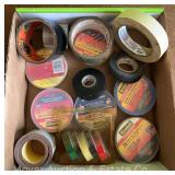 Group of Tape, Electrical Tape, Etc.