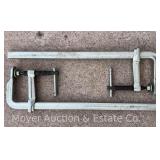 (2) Bessey SQ-20 Super 20 Clamps, 21' Mouth