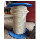 Partial Roll of 3/8' Twisted Nylon Rope