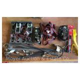 Group of Ratchet Straps and Bungee Cords, Some New