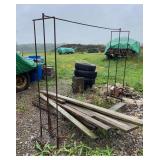 Homemade Rebar Firewood Rack, 6ft. Wide