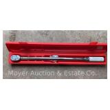 Snap-On Torque Wrench, Model QD3R250, with Case