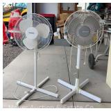 (2) Oscillating Fans