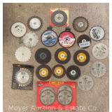 Group of Circular Saw Blades, New and Used