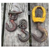 (3) Swivel Hoist Hooks